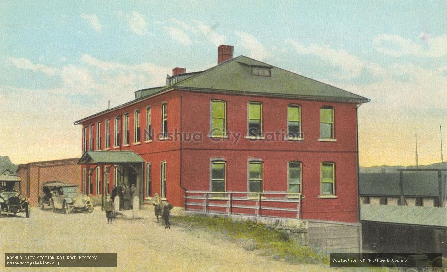 Postcard: Maine Central Railroad Station, Calais, Maine